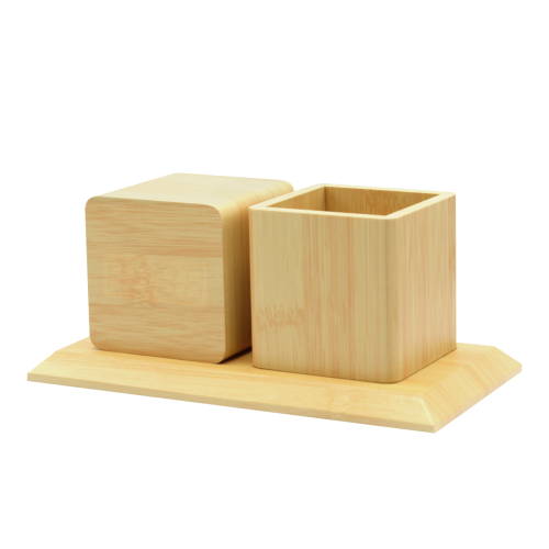 Многофункциональные часы – погодная станция с карандашницей, Коричневый