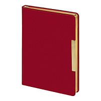 Ежедневник City Moderna Pristine А5, Бордовый/золотой
