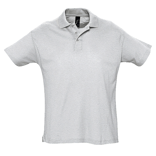 Рубашка поло мужская SUMMER II 170 , светло-серый меланж