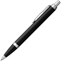 Ручка шариковая Parker IM Essential Muted Black CT, черная Ручка шариковая Parker IM Essential Muted Black CT, черная