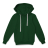 Толстовка с капюшоном детская Kirenga Kids, темно-зеленая