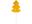 Леденец на палочке «Елочка нарядная», цвет: желтый