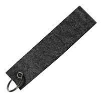 Брелок-ремувка FELTY 12 х 3 см, темно-серый, RPET фетр, темно-серый