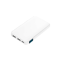 Внешний аккумулятор с подсветкой Ancor 5000 mAh, белый Внешний аккумулятор с подсветкой Ancor 5000 mAh, белый