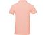 Calgary мужская футболка-поло с коротким рукавом, pale blush pink