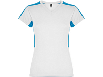 Футболка Suzuka женская, белый/бирюзовый