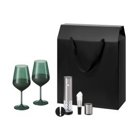 Подарочный набор Emerald, Vintaro (2 бокала + набор для вина)