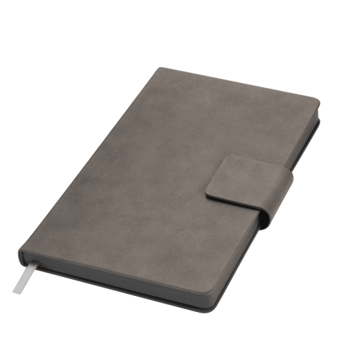 Ежедневник Риц (Ritz) недатированный, серый, твердая обложка