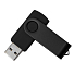 USB flash-карта DOT (16Гб), черный, 5,8х2х1,1см, пластик, металл, черный