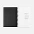 Ежедневник Notera Maxi, недатированный, серый