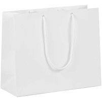 Пакет бумажный с ламинацией Lami Tote S, белый