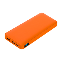 Внешний аккумулятор с подсветкой Ancor Plus 10000 mAh, оранжевый