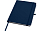 Teak блокнот А5 из переработан. материала в твердой обложке с линован. страницами - Темно - синий