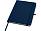 Teak блокнот А5 из переработан. материала в твердой обложке с линован. страницами - Темно - синий