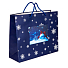 Пакет малый BLUE WONDER размер 32 x 27 x 11 см, синий