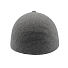 Бейсболка UNI-CAP POLARFLEECE, без панелей и швов, без застежки, серый