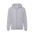Толстовка без начеса LIGHTWEIGHT HOODED SWEAT JACKET 240, серый