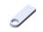 USB 2.0-флешка на 16 Гб с мини чипом и круглым отверстием, белый