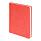 Ежедневник недатированный Bliss,  формат А5, в линейку, ярко-красный