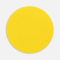Наклейка тканевая Lunga Round, M, желтая