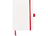 Блокнот ColorNote White, твердая обложка A5, 80 листов, белый с красным