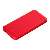 Внешний аккумулятор Elari Plus 10000 mAh, красный Внешний аккумулятор Elari Plus 10000 mAh, красный