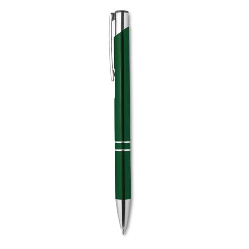 Recycled aluminium ball pen, зеленый