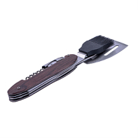 Набор для барбекю (5  функций), коричневый Набор для барбекю (5  функций), коричневый