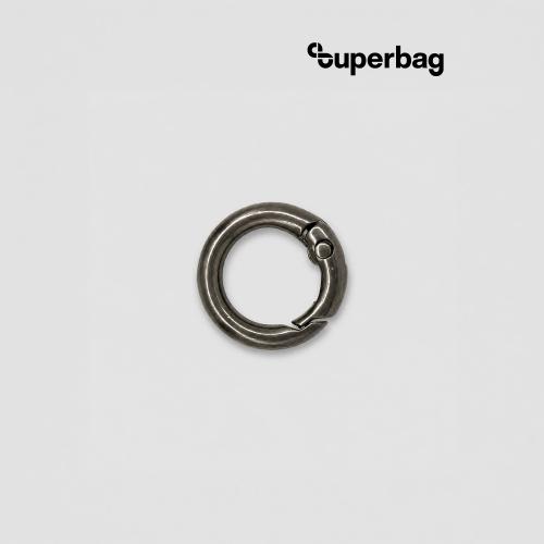 Карабин-кольцо Ring для обвеса, d=2см (чёрный никель)