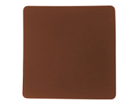 ПАТЧ КВАДРАТ soft-touch (коричневый ) 5,5 х 5,5 см