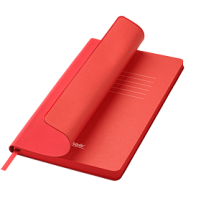 Ежедневник Latte soft touch недатированный, красный