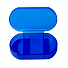 Витаминница TRIZONE, 3 отсека; 6 x 1.3 x 3.9 см; пластик, синяя, синий