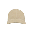 Бейсболка CORDY-S, 6 клиньев, бежевый