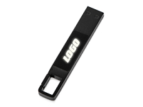 USB 2.0- флешка на 32 Гб c подсветкой логотипа Hook LED, темно-серый, белая подсветка USB 2.0- флешка на 32 Гб c подсветкой логотипа Hook LED, темно-серый, белая подсветка