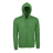 Толстовка худи унисекс на молнии STONE 260, зеленый