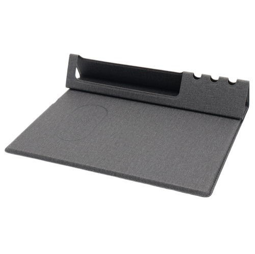 Коврик для мышки с беспроводной зарядкой Rolter, Серый