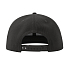 Бейсболка "SNAP BACK-S", 6 клиньев, пластиковая застёжка, черный