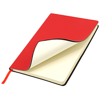 Ежедневник A5 недатированный Simflex в мягком переплёте, Красный