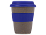 Стакан с силиконовой крышкой Cafe, темно-синий