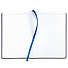 Ежедневник Bookmark, недатированный, черный с синим