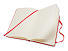 Записная книжка Moleskine Classic (в линейку) в твердой обложке, Large (13х21см), красный