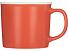 Матовая кружка Nancy 360 мл цветная снаружи, белая внутри, коралловый