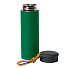 Термос вакуумный STRIPE, 450 мл, зеленый, черный