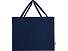 Odessa большая эко-сумка из переработанного хлопка, сертифицированного согласно GRS, плотностью 220 г/м² - Темно - синий