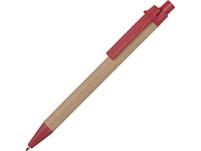 Ручка картонная шариковая «Эко 3.0», цвет: красный, коричневый
