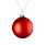 Елочный шар Finery Matt, 8 см, матовый красный