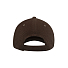 Бейсболка CORDY-S, 6 клиньев, коричневый