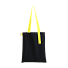 Шоппер Superbag black (чёрный с жёлтым)