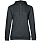 Толстовка с капюшоном женская Hoodie, серый меланж (антрацит)