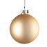 Елочный шар Finery Matt, 10 см, матовый золотистый